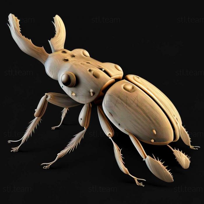 3D model Ischyrus quadripunctatus (STL)